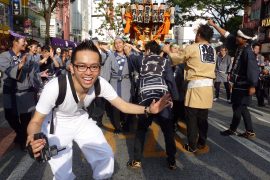 David-Minh TRA dans un Matsuri Shibuya Tokyo